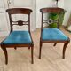 Pair of mahogany chairs XIXth century