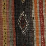 Turkish Anatolian Carpet, Vintage Pattern Rug, 163x259 Cm