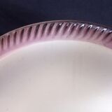 Fish service for 12 people in Longwy ceramic, Copenhagen model, 1960s