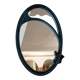Art Nouveau style mirror in imperial green enamelled cast iron – Circa 1980