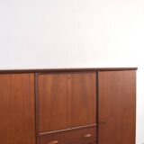 Mid-Century Danish Teak Highboard, 1960s.