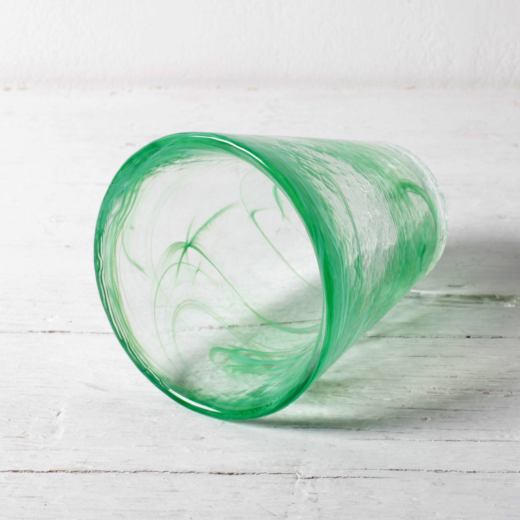 Kosta Boda Green Glass 'Mine' by Ulrica Hydman Vallien / Sweden / 2002