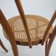 Set of 2 Mid Century Zpm Radomsko Bentwood and Cane dining chairs, 1960s