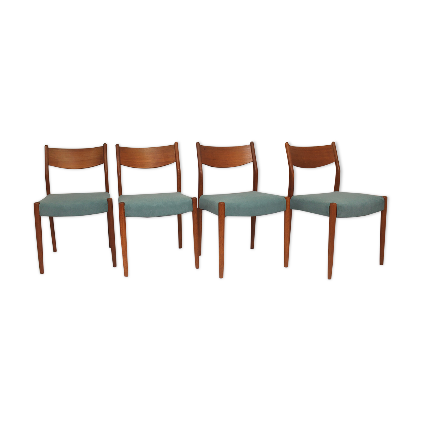 Set de 4 chaises en teck  Cees Braakman pour Pastoe 1960