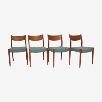 Set de 4 chaises en teck  Cees Braakman pour Pastoe 1960