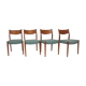 Set de 4 chaises en teck  Cees Braakman pour Pastoe 1960