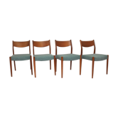 Set of 4 teak chairs Cees Braakman for Pastoe 1960