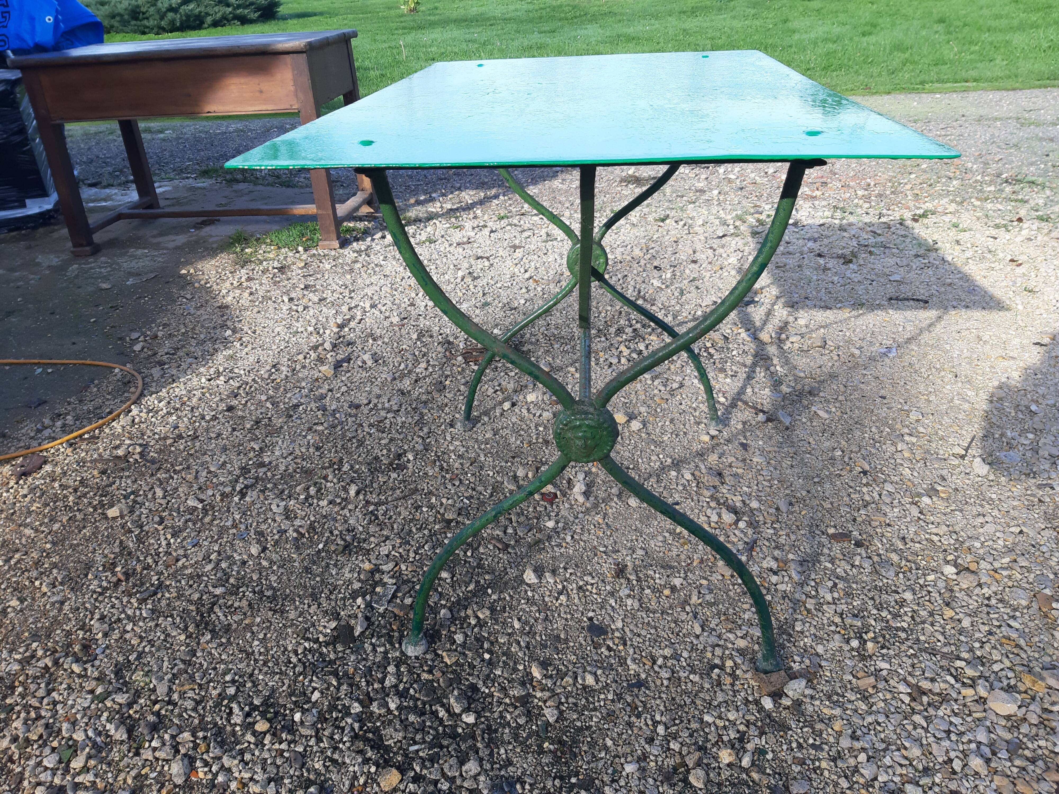 Garden table iron 1900