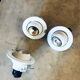 Lot of 3 white reclining spots