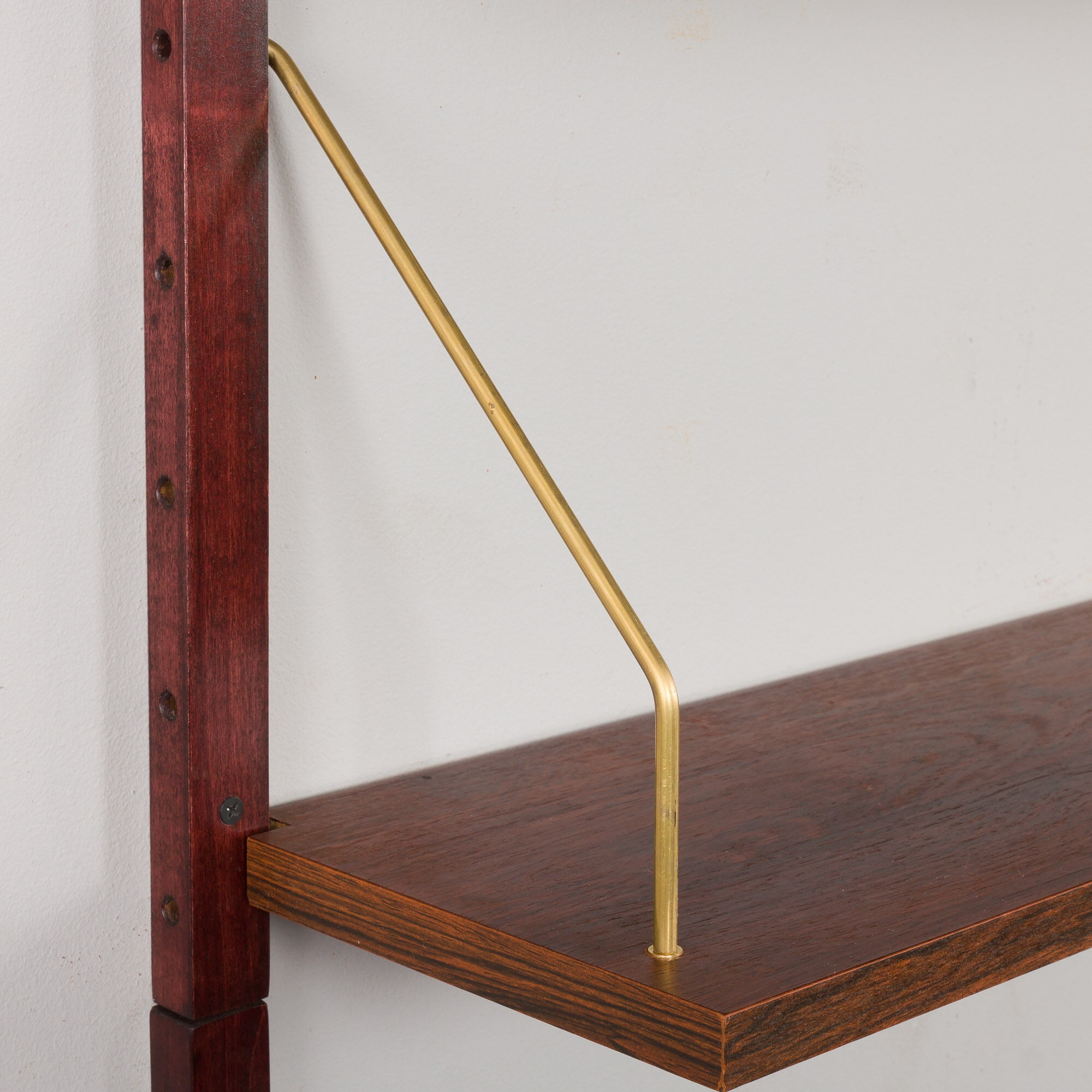 rosewood wall unit by Preben Sorensen for PS System, Randers, 1960s