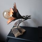 Flower lamp, Maison Jansen style, 1970s