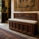 17th Century Oak Chest-Bench