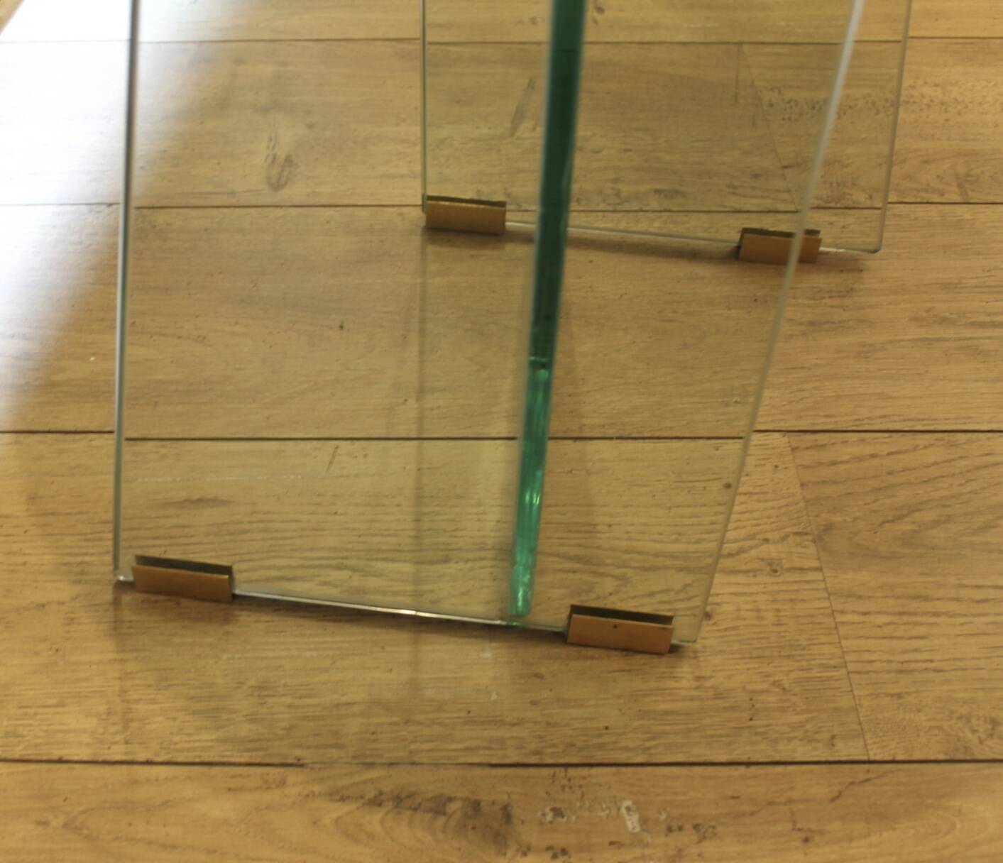 Glass gueridon, 1970