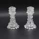 Set of 2 Candle holder in Murano Rostrato Glass by Barovier e Toso, 1950