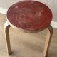 Alvar Aalto Artek Stool 60 Finland 1950s Vintage Birch Original Patina