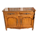 Antique sideboard in light solid wood