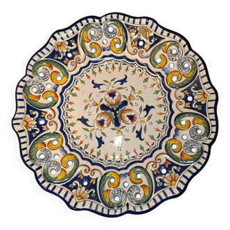 Assiette en faïence de Desvres