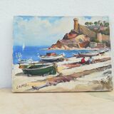 Acrylics on canvas, Cadaques and Tossa de Mar