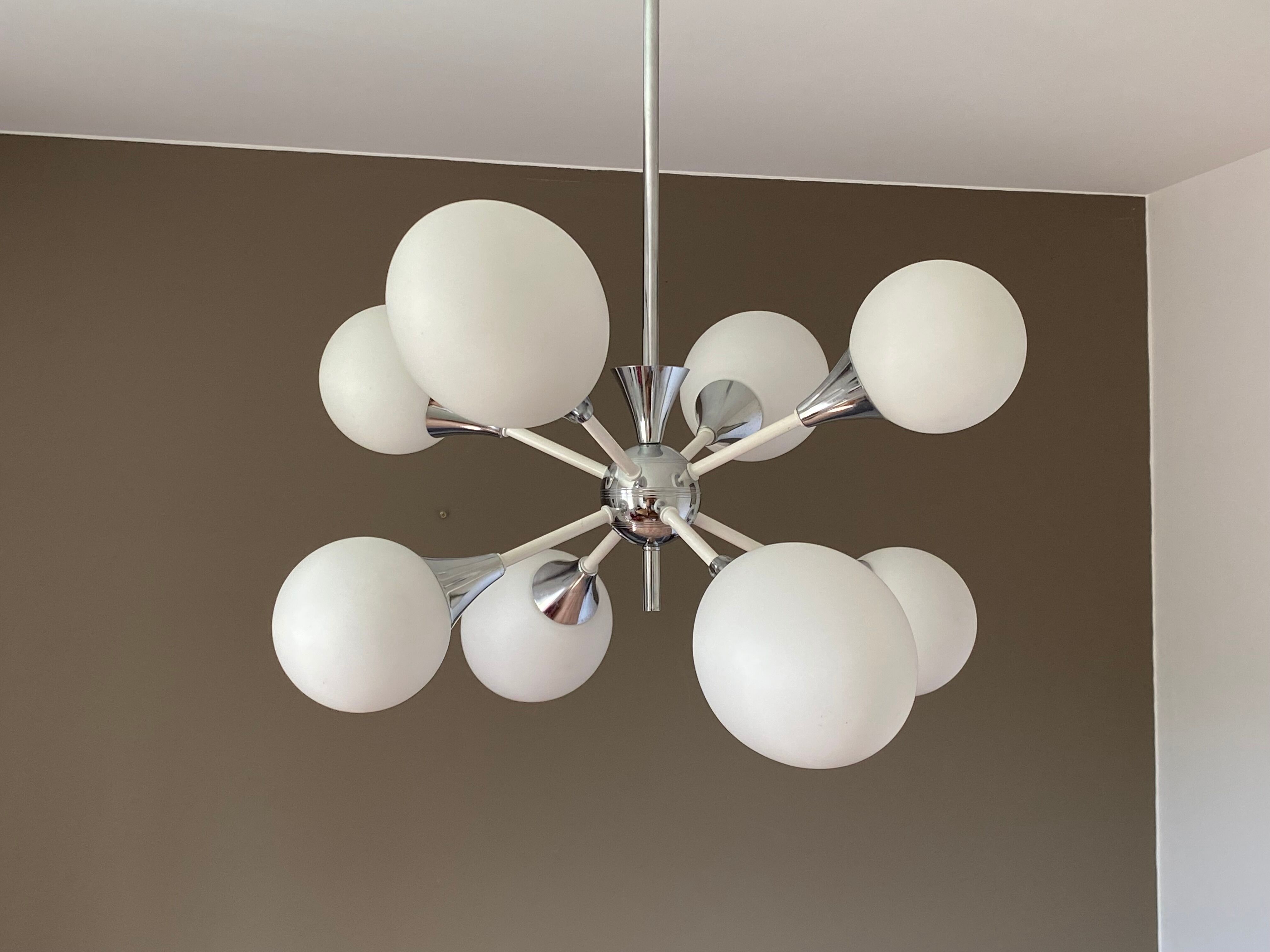Chandelier "sputnik". 1970