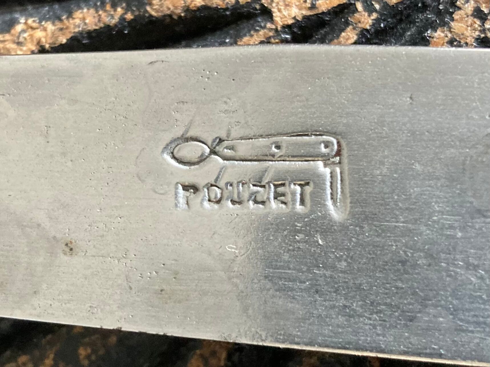 4 antique table knives - Pouzet Bigay - Thiers late nineteenth