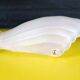 Frosted glass wall light in Art Deco style from the 1980s.
