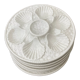 Service 6 shellfish plates - Longchamp Blanches slip