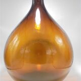 Demijohn in amber glass