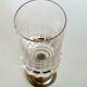 Series of six crystal water glass with tin foot 92° 280 ml