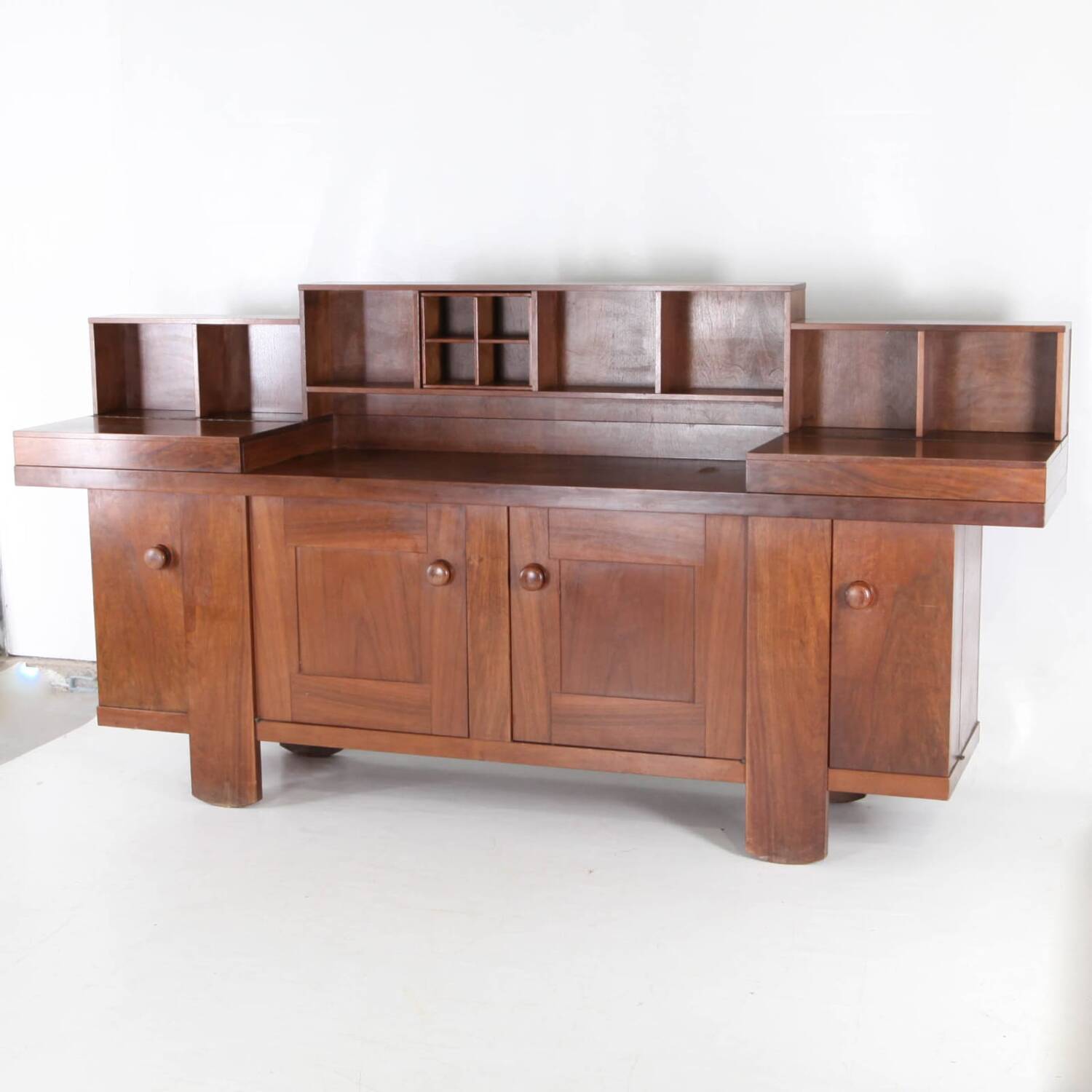 Walnut buffet published by Bernini