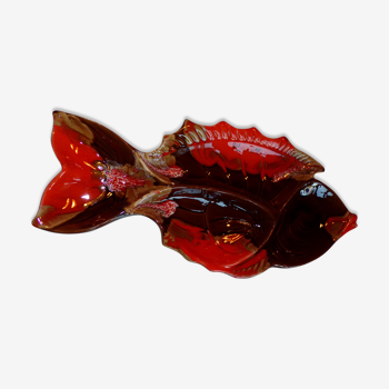 Plat en forme de poisson Vallauris
