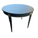 Table à manger empire noire avec bronze