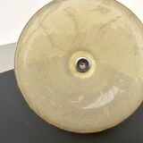 Blown glass paste pendant light, 1970s