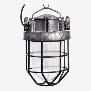 Lampe cage industrielle