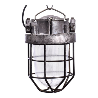 Lampe cage industrielle