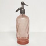 Siphon bistrot glass relief pink Machecoul Loire Atlantique