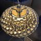 Suspension lamp aluminium Foscarini style vintage space age vintage 1980