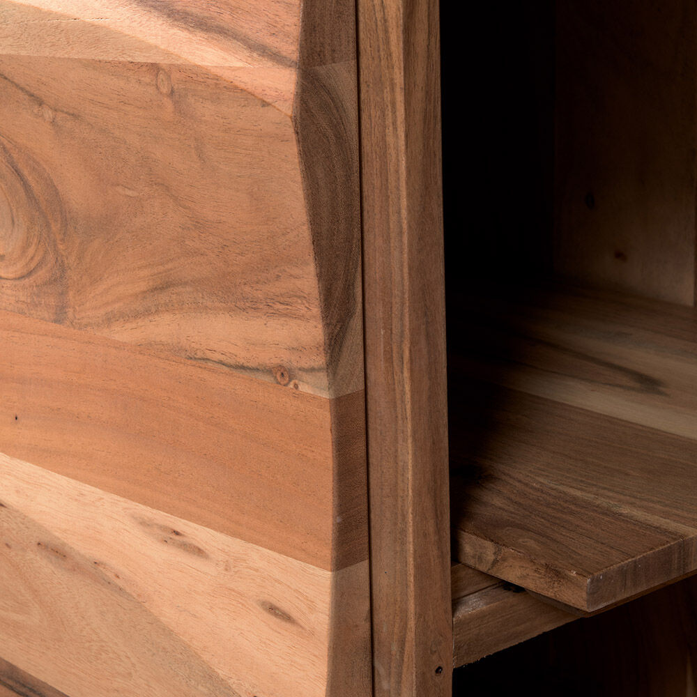 Buffet 2 doors massive acacia
