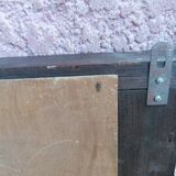 Rustic and Gothic beveled mirror