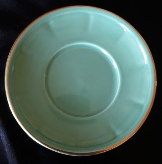 Duo of cups and saucers with his bed pitcher - 90s