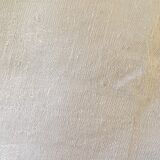 Six damask white towels and embroidered M N.