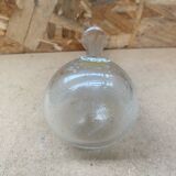 Antique Vase Soliflore Glassware Art Soisy sur Ecole Blown Glass France Vintage