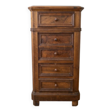 Commode ancienne en bois à tiroirs