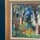 Swedish Oil on Canvas – “Neighbor’s House” by Pia Hesselmark‑Campbell
