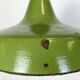 Industrial Italian Green Enamel Factory Pendant Lamp, 1960s