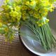 Two-tone vintage stoneware salad bowl from Digoin.
