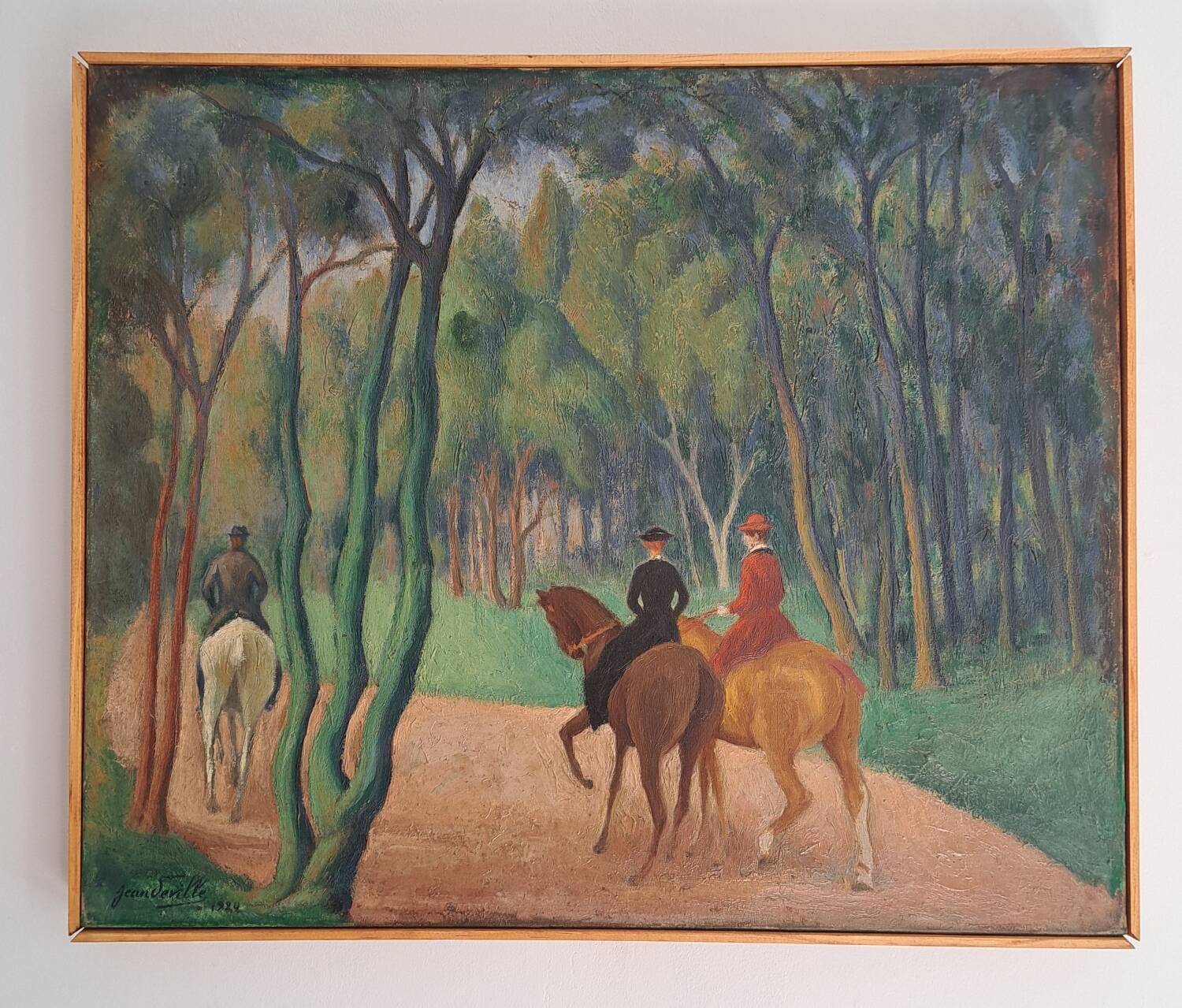 Tableau ancien - Huile sur Toile - Jean Deville - 1922