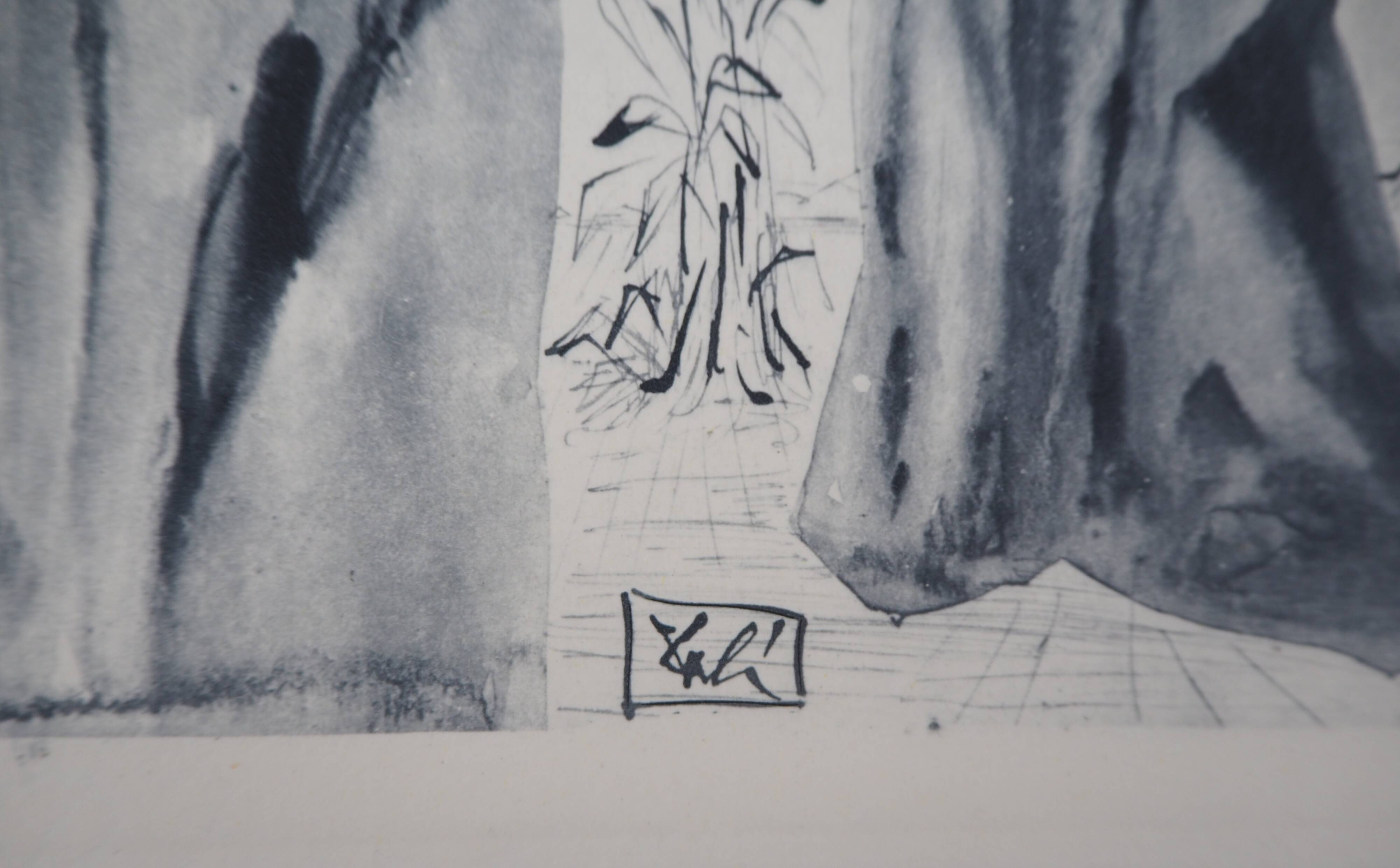 Salvador Dali: The Last Words of Virgil, signed engraving