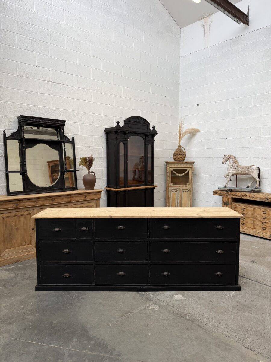 Workshop furniture from the early 20th century.