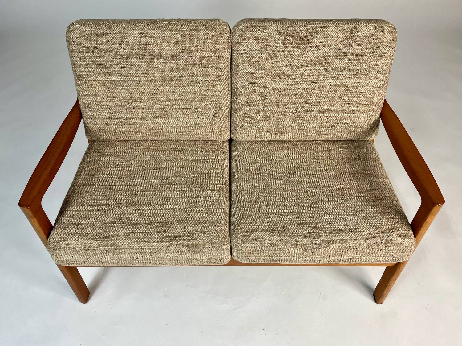 Danish teak 2-seater sofa couch Ole Wanscher vintage mid-century