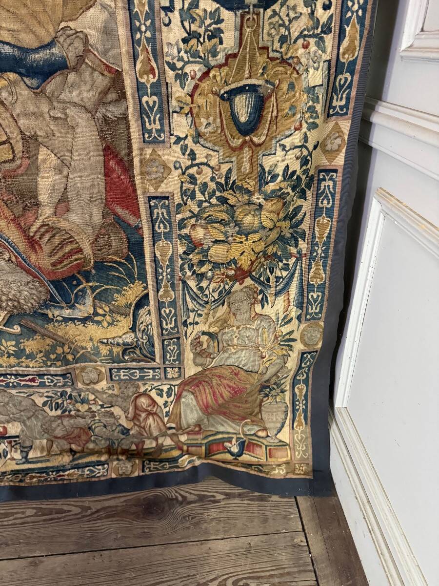Brussels tapestry, battle scene, second half of the 16th century